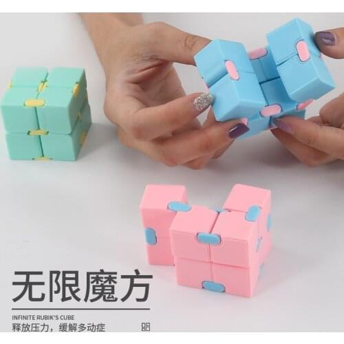 New Infinity Magic Cube Children Adult Decompression Toy Square Puzzle Toys Relieve Stress Funny Hand Game Four Corner Maze Toys