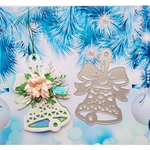 Christmas bell Metal Cutting Dies Embossing Stencils for DIY Scrapbooking Photo Album Decorative DIY Paper Cards Making Tool