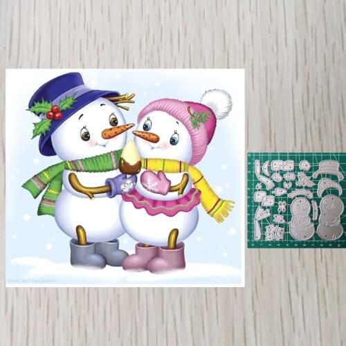 Husband and wife Scrapbooklayout Metal Cutting Dies New 2020 Christmas Anniversary Embossing Cutting Dies