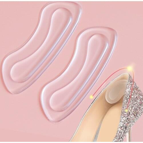 Silicone Gel Heel Pads for High Heels Shoes Inserts Heel Liner Cushion Protector Sticker Insoles for Shoes Foot Pain Relief Pad