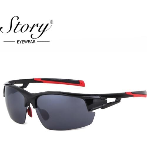 STORY classics outdoor half Frame sunglasses men women 2019 brand designer vintage goggle eyewear male driver Shades SMOD1197