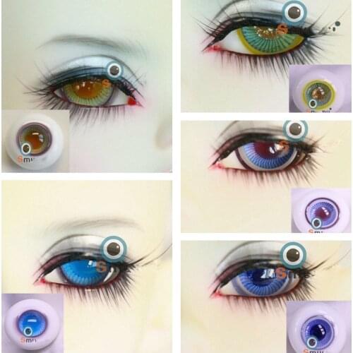1/12 1/8 1/6 1/4 1/3 Scale BJD Make Up Accessories Doll 8mm-26mm Full Size Glass Eyeball For BJD/SD YOSD MSD SD13 SSDF C1006