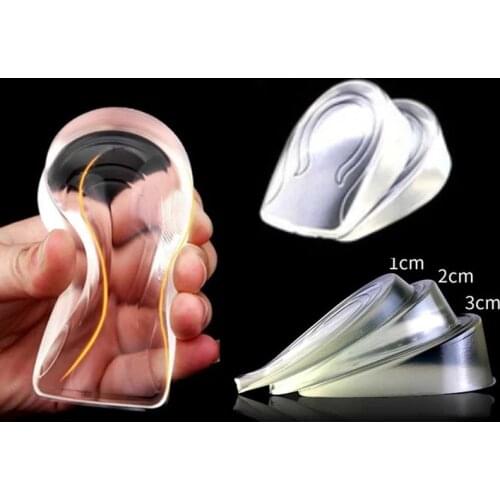 Inner Heightened Insole Orthopedic Massaging Feet Care Invisible Height Increase Insoles Gel Foot Pad Shoe Lift for Men Women