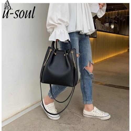 USOUL 2021 Famous Brand Designer Women Bags Ladies Casual Sac A Main Fashion Women Handbag Pu Leather Women Shoulder Bags