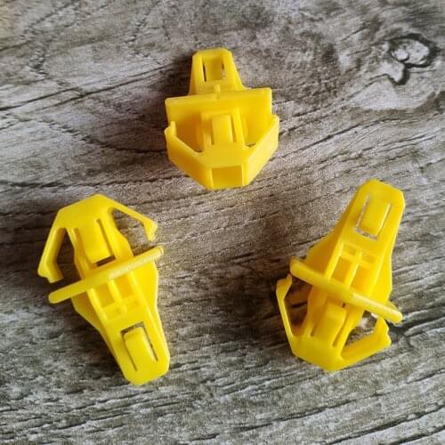 20PCS Auto Fastener Car Styling Bumper Moulding Clips Nylon 91578-T0A-003 Yellow Fits For Honda CR-V