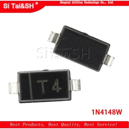 100pcs 1206 1N4148W T4 1N4148 IN4148 SOD-123 Switching Diode SOD123