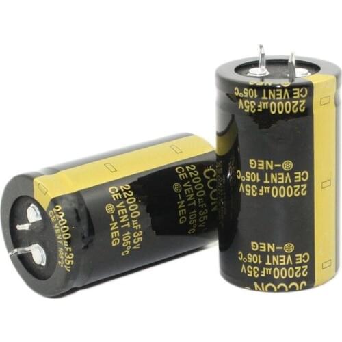 5PCS-12PCS 35V 22000UF 22000UF 35V 35V22000UF Electrolytic Capacitors Size:30X50MM best quality