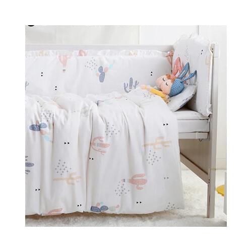 6/7PCS Baby Crib Set Unpick,Baby Bumpers Crib Sheet Crib Protector juego de cuna Cushions Bedding ,120*60/120*70cm