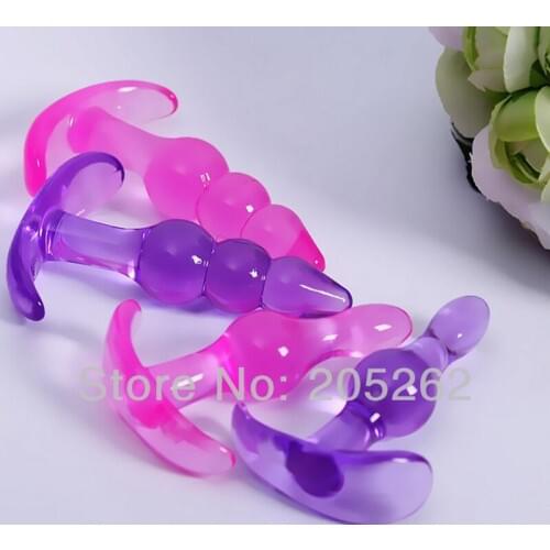 4pcs/Set Butt Plugs Sex Toy Body Massager g-spot anus Sex Products Adult games for Beginners Anal Toys for couples