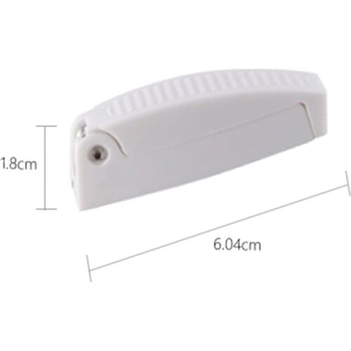 White 2" Baggage Door Stop Catch Latch Holder for RV Camper Travel Trailer
