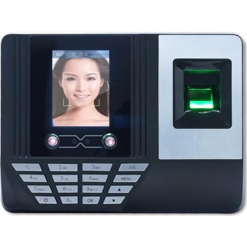 Biometric Face Fingerprint Time Attendance Time Clock Attendance Machine U Disc Recorder Employee Checking-in Recorder