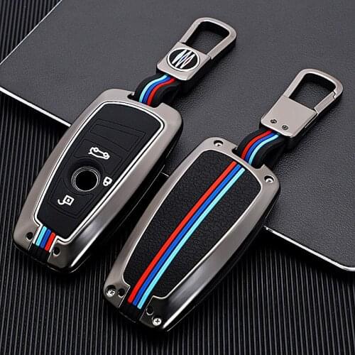 Zinc Alloy Key Cover Case for BMW 1 3 4 5 6 7 Series X3 X4 M5 M6 GT3 GT5 Remote Control Key Anti-dust 360 Degree Full Protection