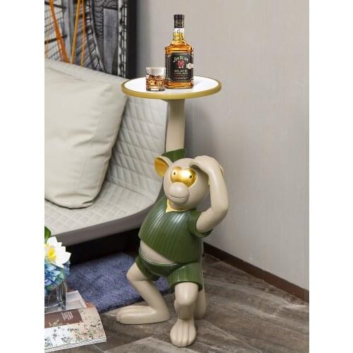 Home decor Large Sculpture Animal Resin Monkeys Statue Living Room Decoration Lovely Ornaments nordic Home Accessories Gifts