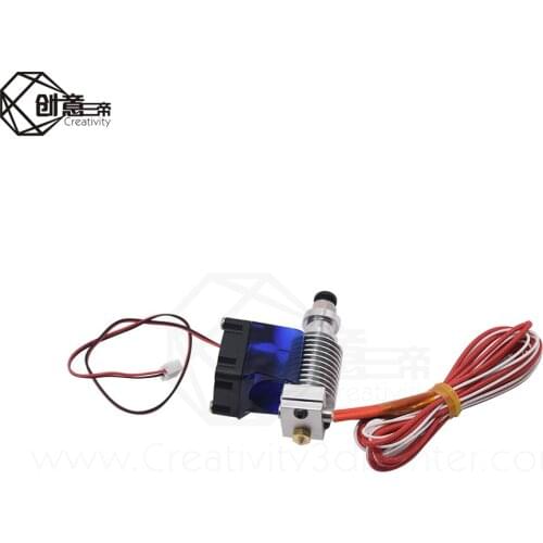 E3D V6 Wade Remote distance J-head Hotend 12V/24V for 1.75mm/3.0mm Extruder with Cooling fan all metal throt for 3D Printer
