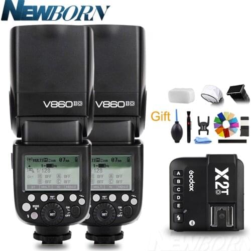 Godox V860II V860II-O TTL HSS Li-ion Battery Speedlite Flash With X2T-O Flash Trigger Transmitter for Olympus Panasonic Lumix