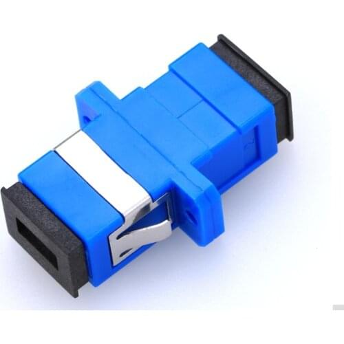 Hot SC UPC500 Singlemode Fiber Optic Adapter SC Female to SC Female Simplex Single Mode Fiber Optical Coupler Connector Adapter
