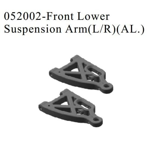 HSP RACING CAR ACCESSORIES PART NO.052002and 052003 . Front hem arm of HSP 1/5 remote control car 94052