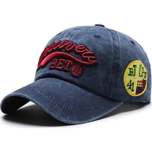 Adjustable Size Washed Cotton Baseball Cap For Men Women Snapback Cap New Summer Male Bone Letter Embroidery Couples Sports Caps