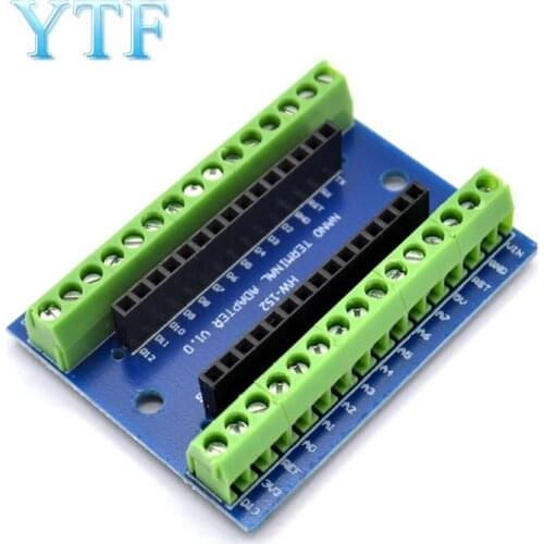 NANO V3.0 3.0 Controller Terminal Adapter Expansion Board NANO IO Shield Simple Extension Plate For Arduino AVR ATMEGA328P