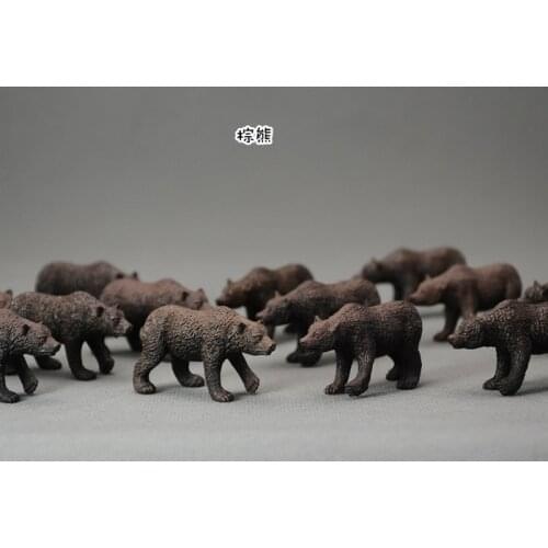Small solid animal model toy eco-friendly andmeticulous
