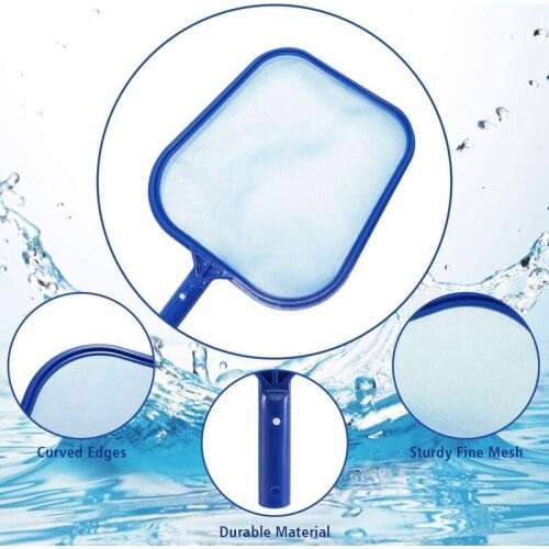 NHBR Pool Maintenance Kit 3PCS Easy to Use Spa Cleaning Kit Hot Tub Accessories with Pool Skimmer Net Sponge Brush