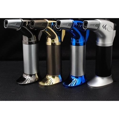 NEW Large-capacity Metal Outdoor Camping Kitchen BBQ Spray Gun Butane Gas Lighters Unusual Cigar Lighter Gadgets For Men Gift