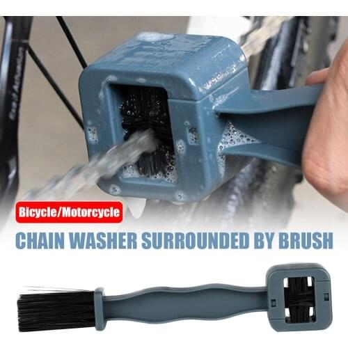 Plastic Cycling Motorcycle Bicycle Chain Clean Brush Gear Grunge Brush Cleaner Outdoor Cleaner Scrubber bisiklet Tools
