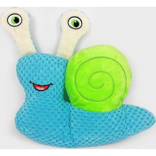 Pet Snail Plush Toys Dogs Are Resistant To Biting Sound Little Snail Cat Toys