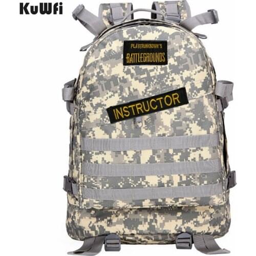 Playerunknowns Battlegrounds PUBG Winner Chicken Dinner Unisex Casual Backpack Multi-functional Multicolor