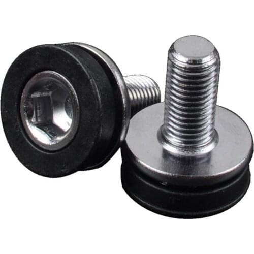 ZTTO MTB Road Bicycle BB Bottom Bracket Waterproof M8*18mm Socket Head Bolts For Square Tapered Spindle Crankset Bike Parts