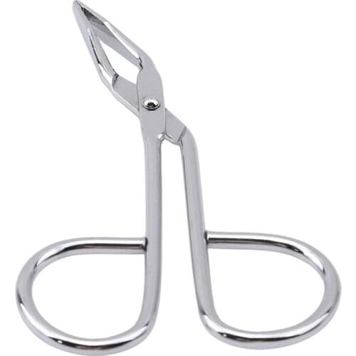 1PC Stainless Steel Scissors Shaped Eyebrow Clip Tweezers Clamp Clipper Tool Stainless Steel Eyebrow Removal Tool Make Up