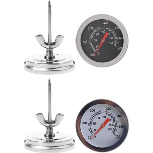 2021 New Stainless Steel Oven Thermometer BBQ Smoker Grill Temperature Gauge 50~350℃, 100 to 700℉ термометр цифровой