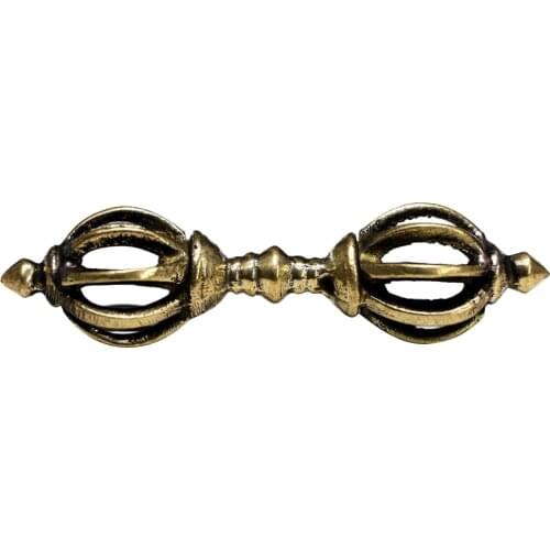 6cm Tibetan Buddhist Nine Shares Dorje Vajra Pestle JiangMo