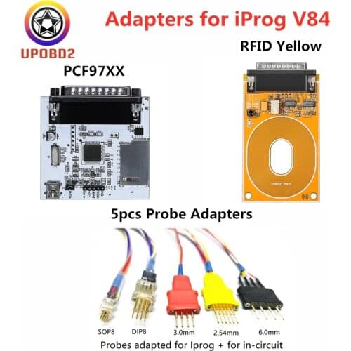 IProg Pro Adapters PCF79XX SD Card Reader RFID Adapter 5pcs Probe Adapter For iProg Pro Programmer iProg+ V84 Software Link
