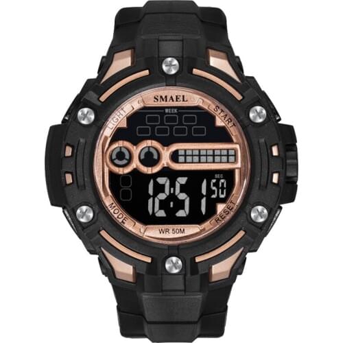 Man Watch 2019 Sport Led Digital Watches SMAEL Men Sports Watches Waterproof relogio masculino White Digital Military Watches
