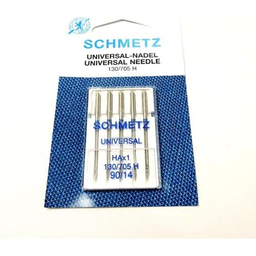 5 PCS SCHMETZ 130/705H 90/14 HAX1 Needles for Home Sewing Machines