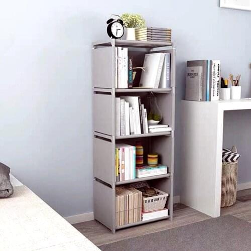 Multilayer Bookshelf Simple Assembled Book Shelf Bathroom Furniture Storage Display Shelf DIY Bookcase High Quality Shelves