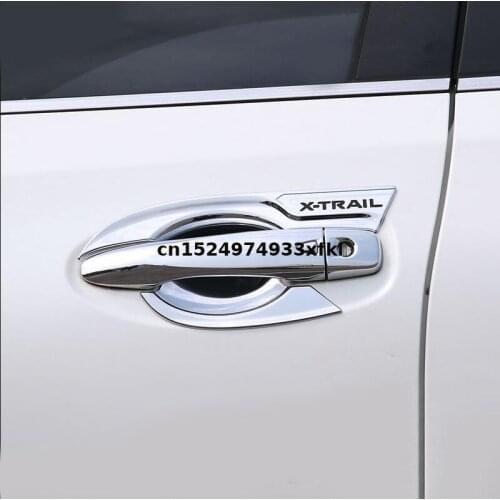 Car Outer Door Handle Cover Door Bowl Protection Covers Sticker ABS For Nissan X-Trail T32 2014 - 2019