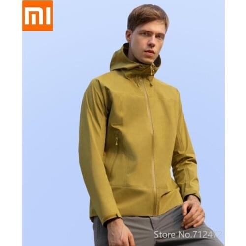 Xiaomi men Waterproof Windproof Winter Warm Jacket Lightweight Hooded Zipper Fashion Male Outdoor Sportswear coat