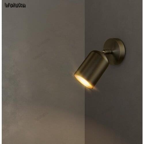 All copper living room wall lamp modern minimalist bedroom wall lamp TV wall background lamp bedside wall lamp CD50 W07