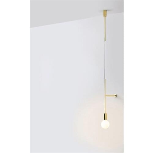 Nordic Minimalist Gold Line Wall Lamps Modern Bedroom Simple Geometric Art Deco Restaurant Bar Soft Designer Sconce Wall Lights