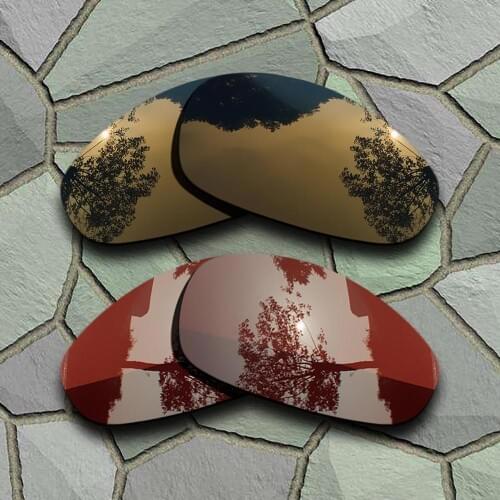 Bronze Copper&Bronze Brown Sunglasses Polarized Replacement Lenses for Oakley Juliet