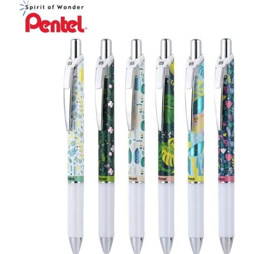 Pentel Limited New and Green Plant Gel Pen BLN75 Quick-drying Office Signature Pen Student Exam Replaceable Core 0.5mm