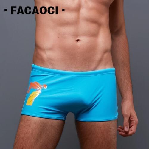 Mens Swim Trunks Bright Color Mayo Summer SwimSuits Swimming Mans Swimwear Sexy Beach Shorts Sportsman Sunga Maillot De Bain
