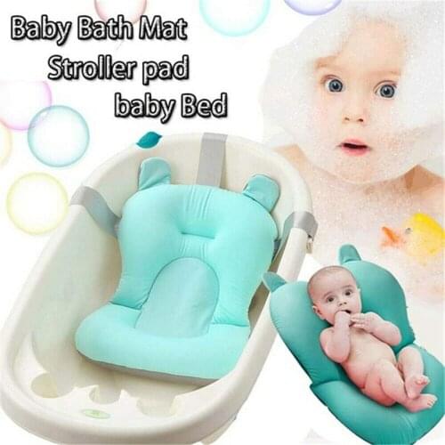 Tub Seat Toddler Kids Bath Baby Shower Bath Net Newborn Bathtub Non-Slip Baby Safety Shower Mat Infant Security Support