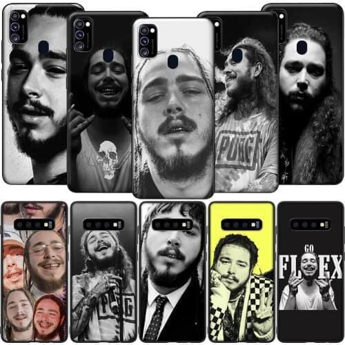 GX183 Post Malone Silicone Soft Case for Samsung S6 S7 Edge S8 S9 S10 S10E S20 Fe S21 S21s S30 Ultra Plus Lite