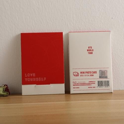 South Korean Groups K-POP Bangtan Boys Album MAP OF THE SOUL:PERSONA Paper Lomo Cards HD Photocard Suga Jungkook 4pc/7pc/set