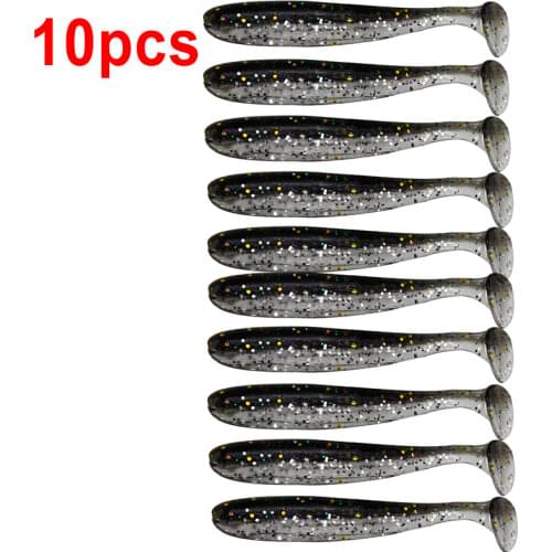 10pcs/Lot Soft Lures Silicone Bait 7cm 2g Goods For Fishing Sea Fishing Pva Swimbait Wobblers Artificial Tackle