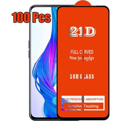 100pcs 21D Full Glue 9H Tempered Glass Screen Protector Guard Film For Xiaomi Mi 11 Lite 11X Pro 11i 10i 10 10T F3 GT A4 M4 X3