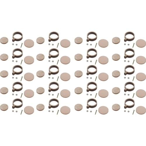 20Pcs Mini Ring Embroidery Hoop Wooden Cross Stitch Hoop for Frame Craft Favors 30mm x 25mm